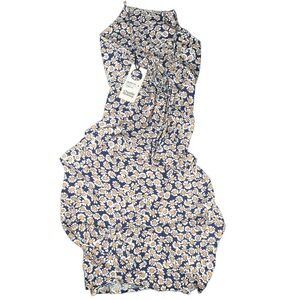 Charlie Holiday Presley Halter Dress Daisy Print Sz 4 NWT